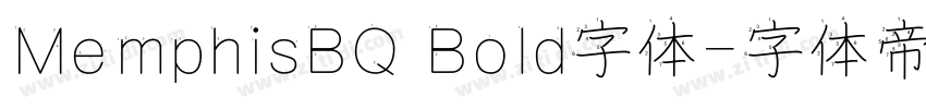 MemphisBQ Bold字体字体转换